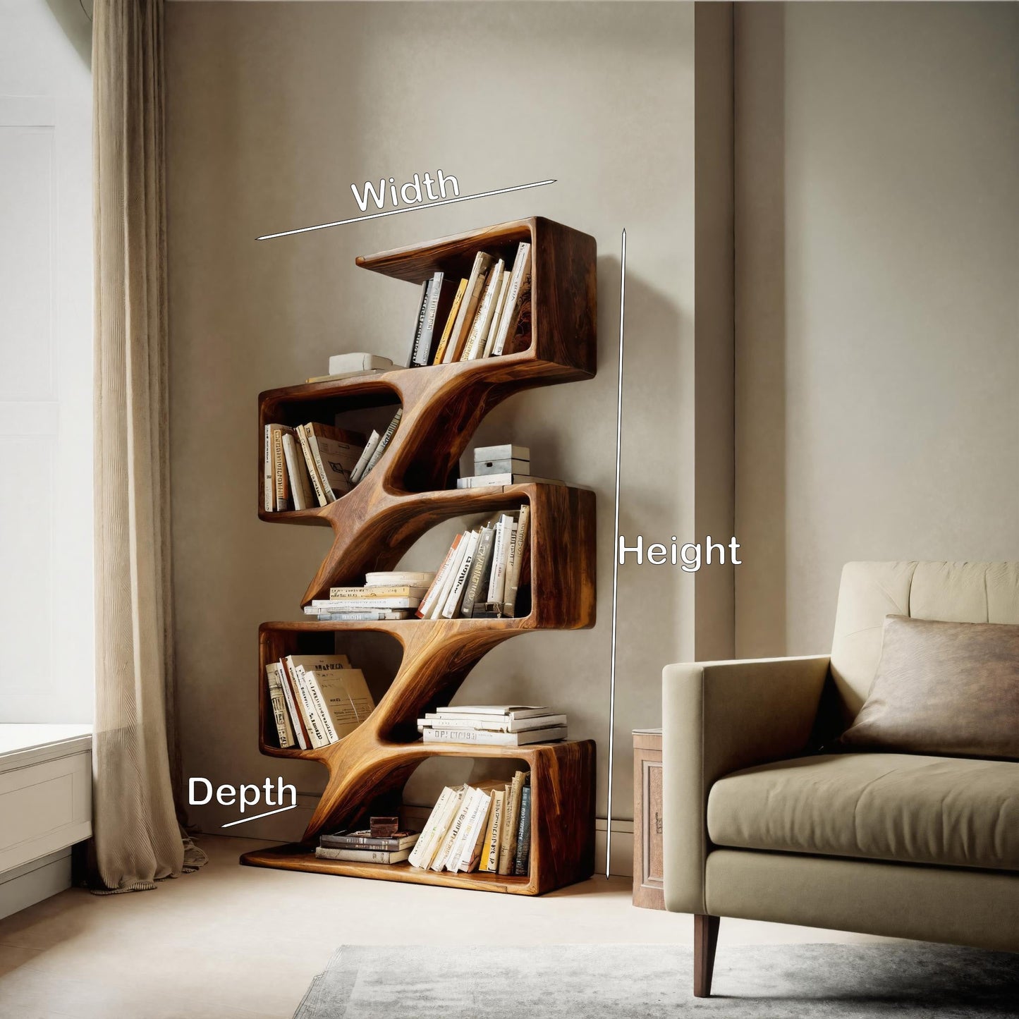 Modern Wall Shelf For Living Room Or Bedroom Lynnsnail