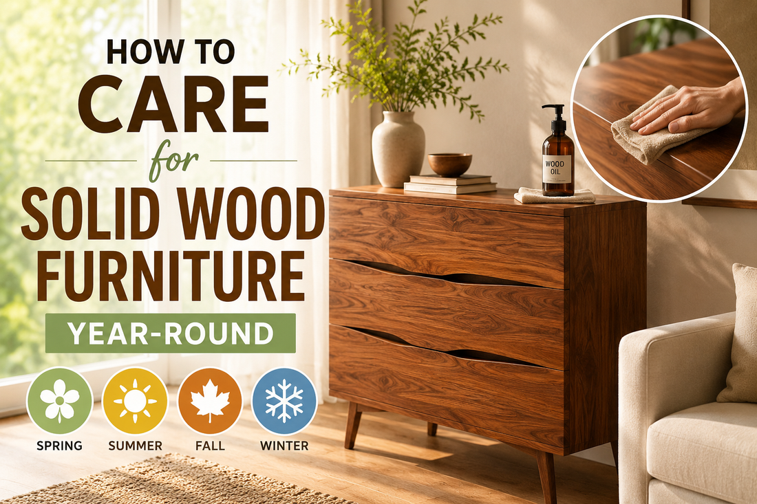 how to care for solid wood furniture