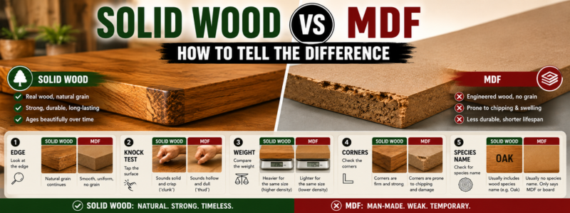 solid wood vs mdf