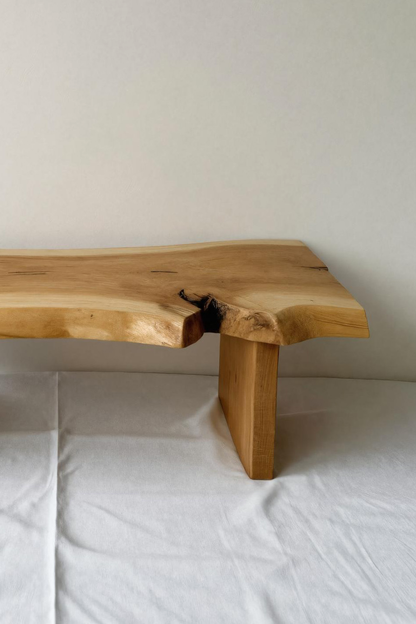 Minimalist Live Edge Bench For Entryway Lynnsnail