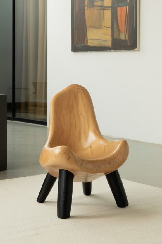 Modern Sculptural Accent Chair For Living Room Or Nursery Lynnsnail