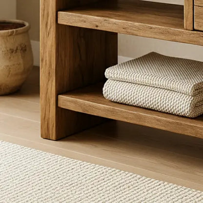 Handcrafted Natural Wood Console Table – Minimal Organic Design Lynnsnail
