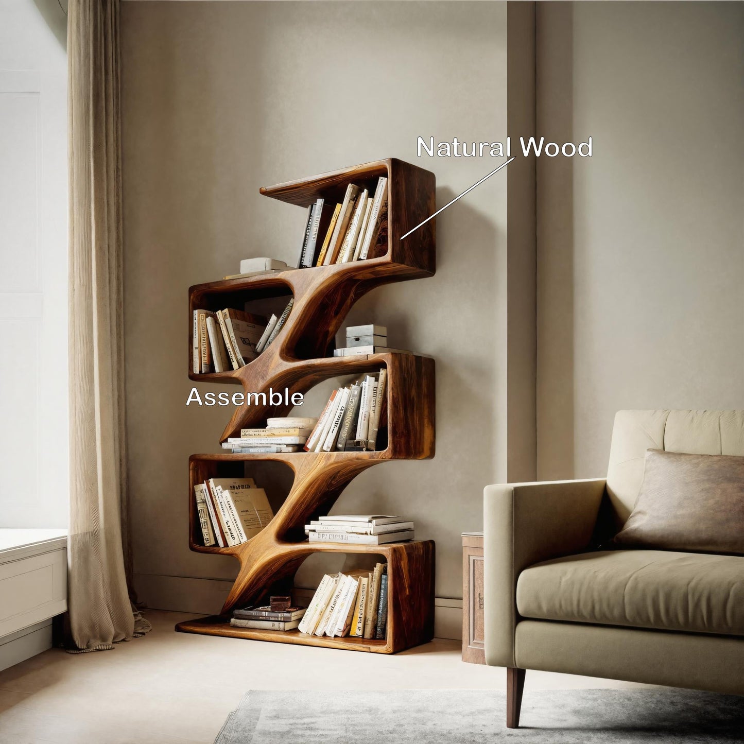 Modern Wall Shelf For Living Room Or Bedroom Lynnsnail