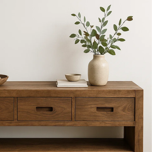 Handcrafted Solid Wood Console, Console Table Lynnsnail