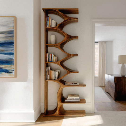 Modern Freestanding Bookshelf For Living Room Lynnsnail
