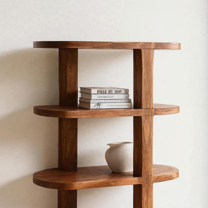 Modern Open Bookcase For Living Room Space Lynnsnail