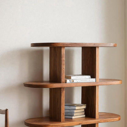 Handcrafted Bookshelf Open Storage Design For Living Room Lynnsnail