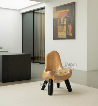 Modern Sculptural Accent Chair For Living Room Or Nursery Lynnsnail