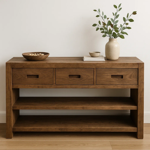 Handcrafted Solid Wood Console, Console Table Lynnsnail