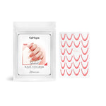 French Gradient Nail Stickers – Ombre French Tip Nail Wraps – Easy Apply Decals