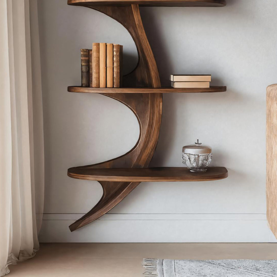 Organic Wall Bookshelf For Living Room Or Bedroom Lynnsnail