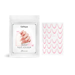 French Gradient Nail Stickers – Ombre French Tip Nail Wraps – Easy Apply Decals