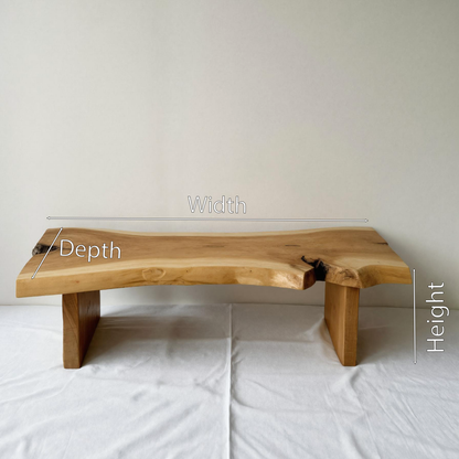 Minimalist Live Edge Bench For Entryway Lynnsnail