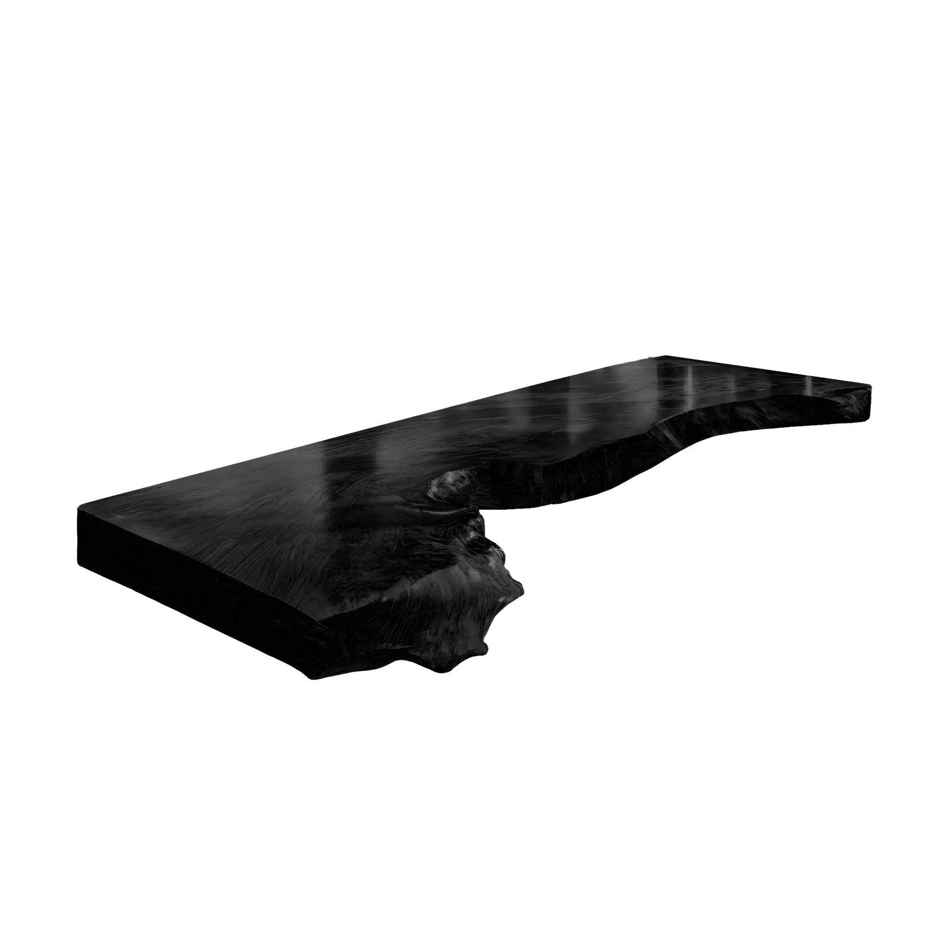 Arborex Live Edge Solid Wood Floating Desk Lynnsnail