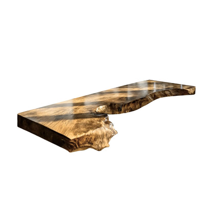Arborex Live Edge Solid Wood Floating Desk Lynnsnail