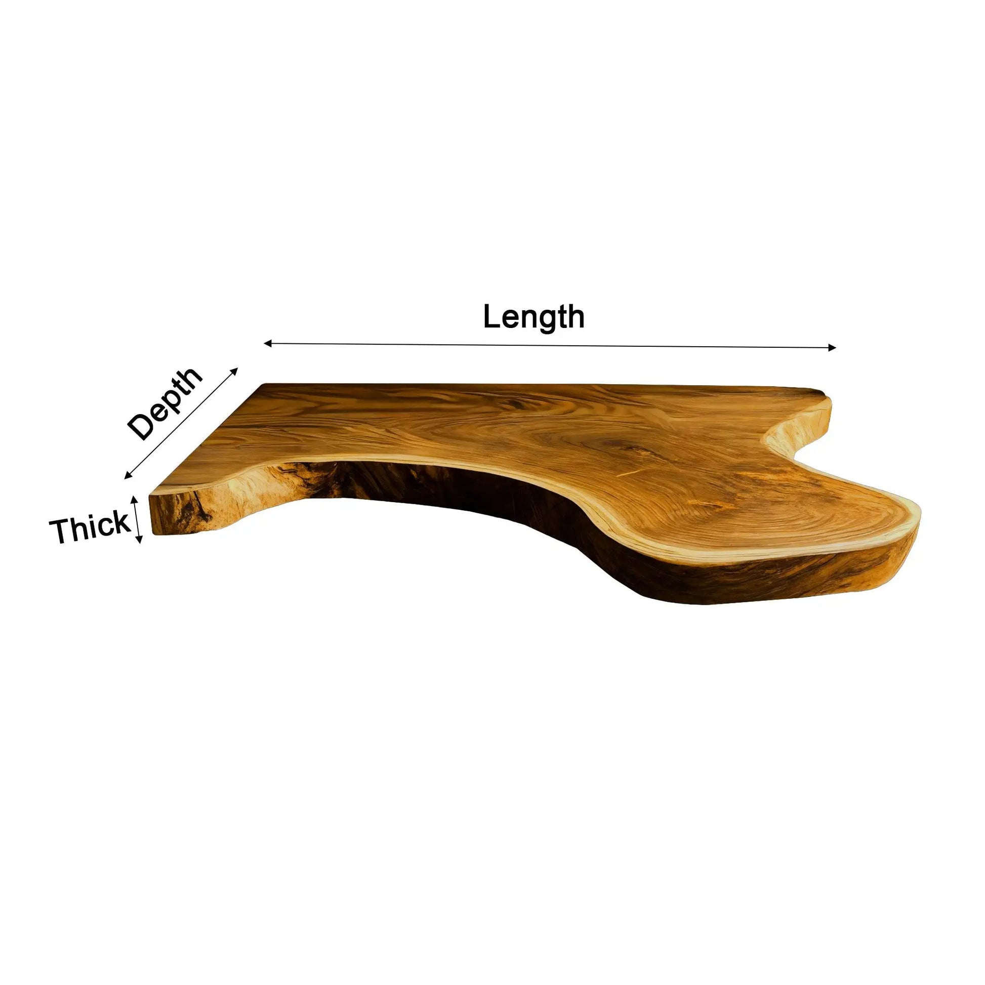 Aurelin Drift Organic Wood Floating Bathroom Vanity Lynnsnail