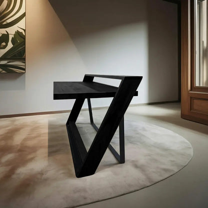 Unique Angular Desk With Z Frame For Home Or Office Lynnsnail