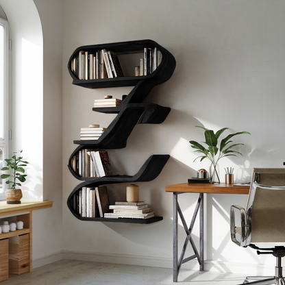 Modern Sculptural Wall Shelf For Living Room Display Lynnsnail