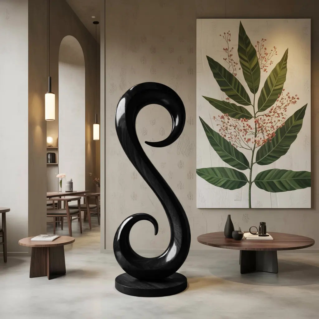 Handcrafted Organic Contemporary Landscape Sculpture For Home Decor Lynnsnail