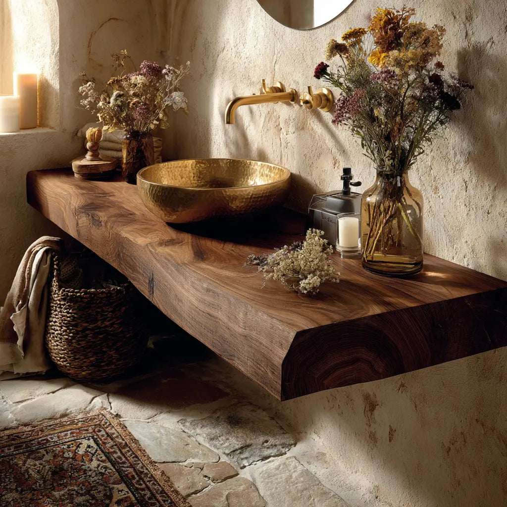 Bravon Solid Wood Floating Bathroom Vanity SPA120266 Lynnsnail