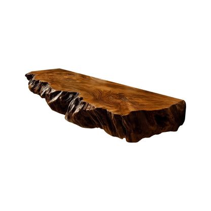 Norvian Live Edge Solid Wood Floating Bathroom Vanity SPA905613 Lynnsnail
