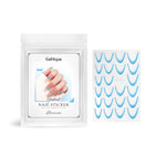 French Gradient Nail Stickers – Ombre French Tip Nail Wraps – Easy Apply Decals