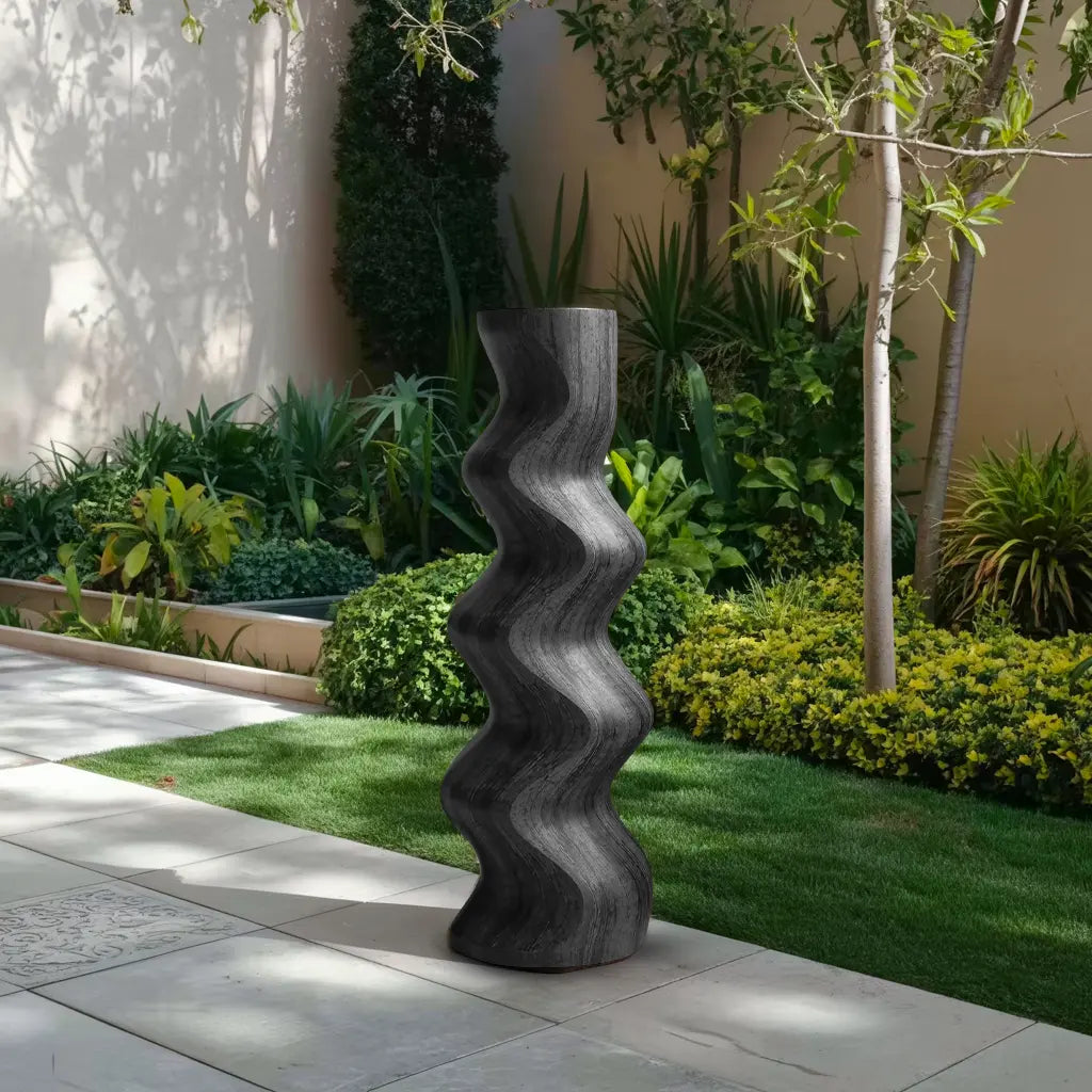 Mid Century Abstract Wood Sculpture For Home Decor Lynnsnail