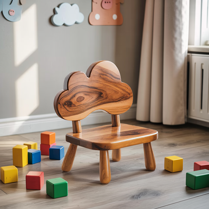 Whimsical Cloud Shaped Kids Chair For Montessori Nursery Or Playroom Lynnsnail