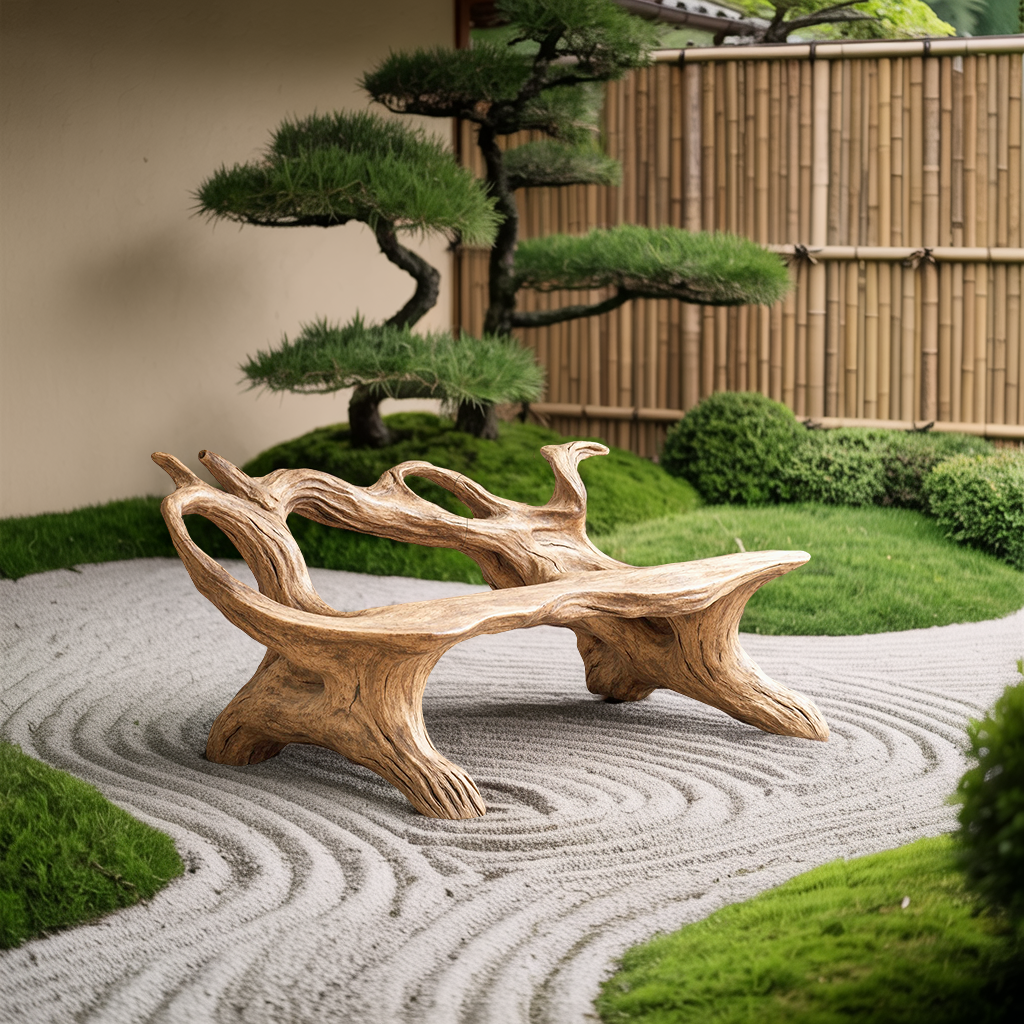 Farmhouse Branch Bench For Comfortable Living Room Seating Lynnsnail