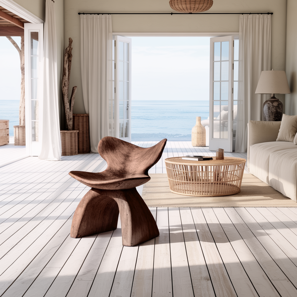 Rustic Accent Chair For A Relaxing Outdoor Space Lynnsnail