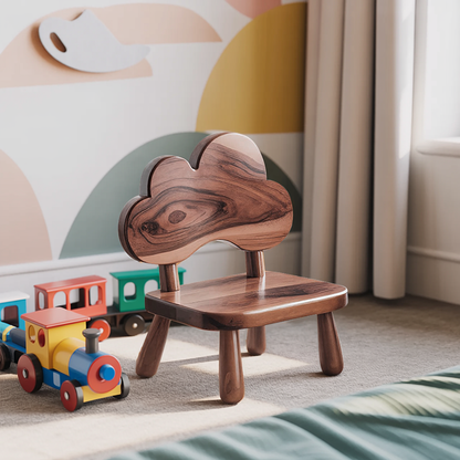 Whimsical Cloud Shaped Kids Chair For Montessori Nursery Or Playroom Lynnsnail