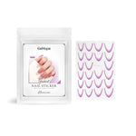 French Gradient Nail Stickers – Ombre French Tip Nail Wraps – Easy Apply Decals