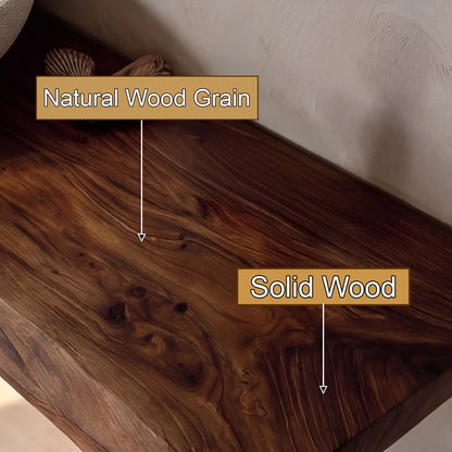 Eldorin Live Edge Solid Wood Floating Bathroom Vanity SPA349624 Lynnsnail