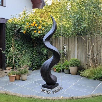 Rustic Abstract Sculpture For Living Room Feature Wall Lynnsnail