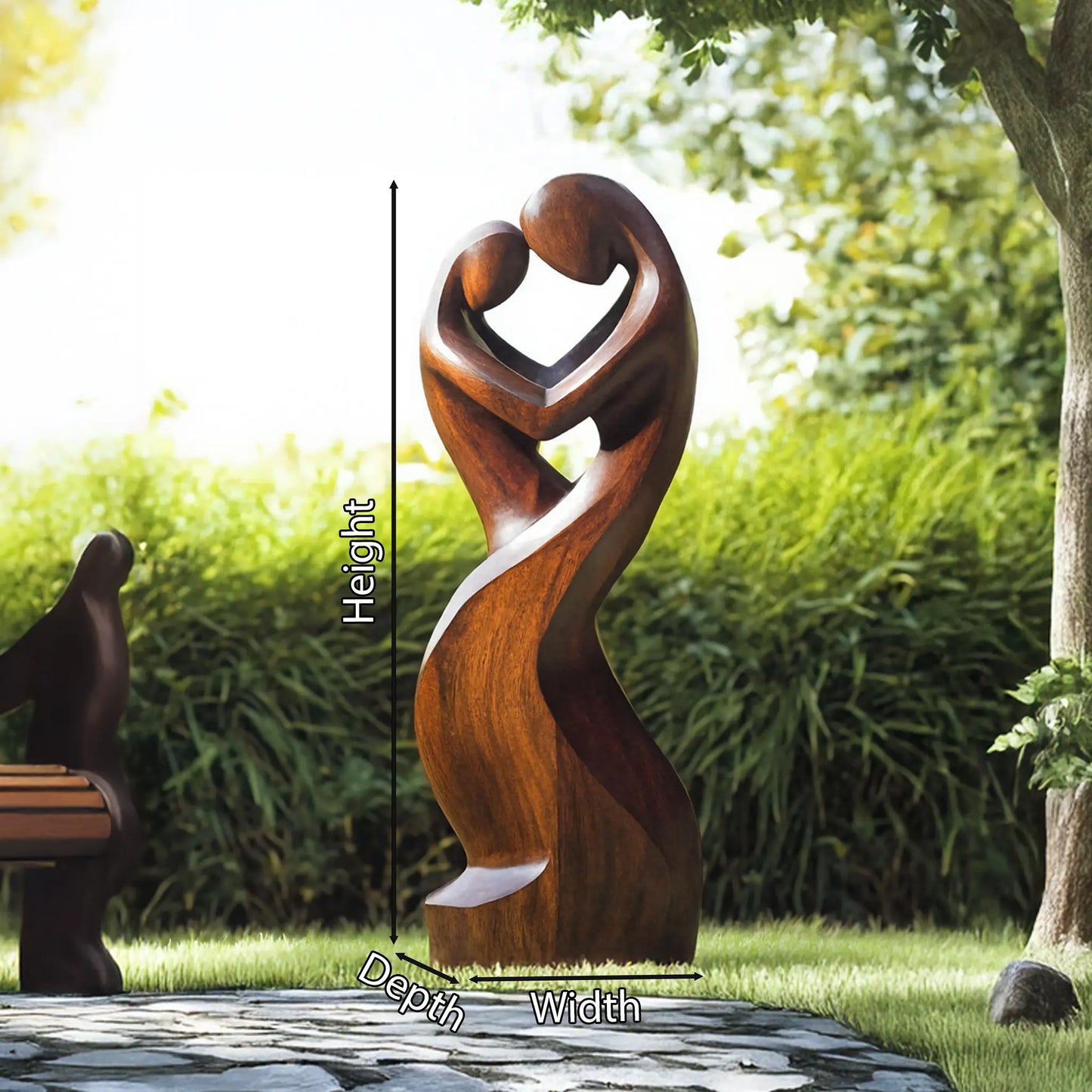 Handcrafted Abstract Sculpture For Furniture Wall Decor Lynnsnail