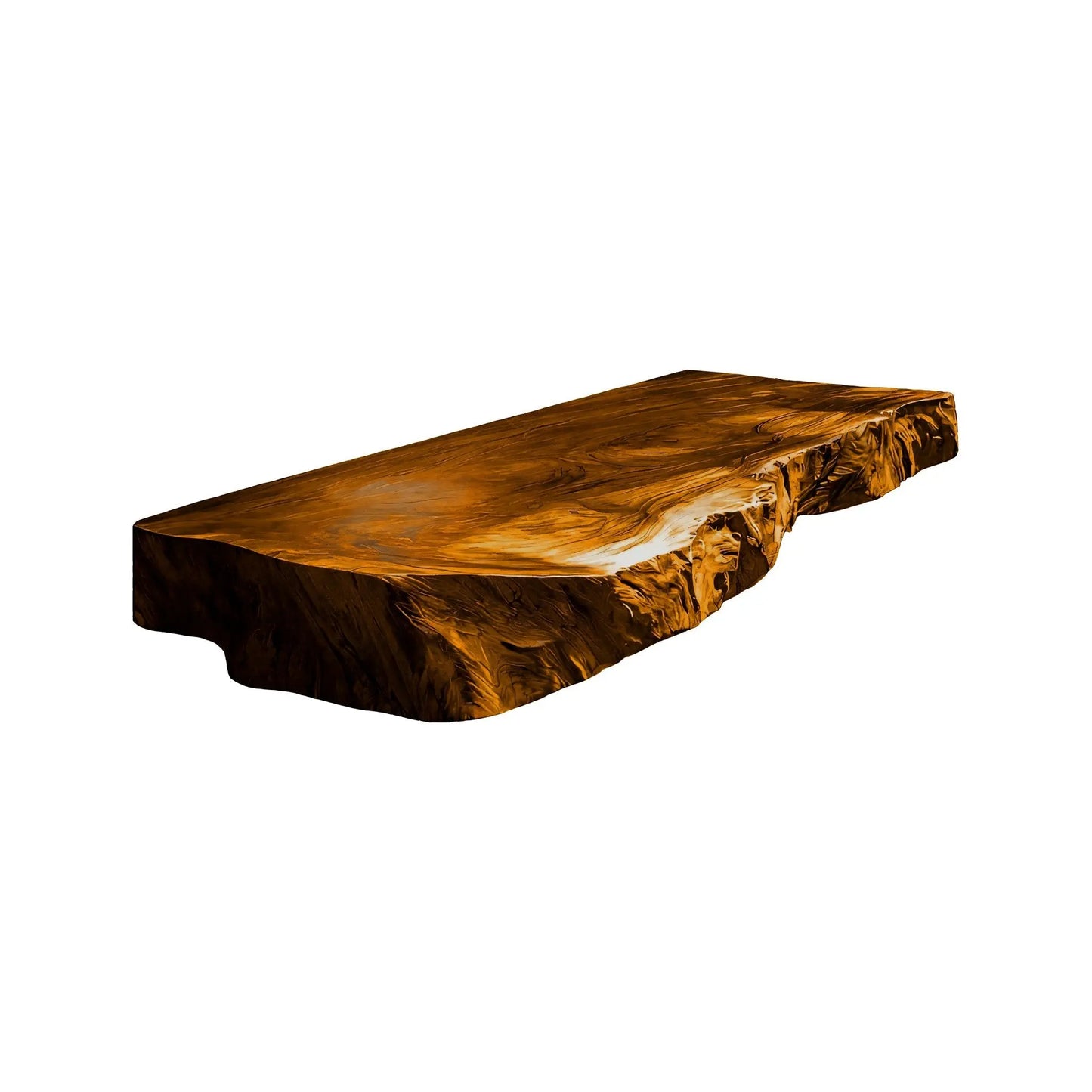 Lunara Live Edge Solid Wood Floating Bathroom Vanity Lynnsnail