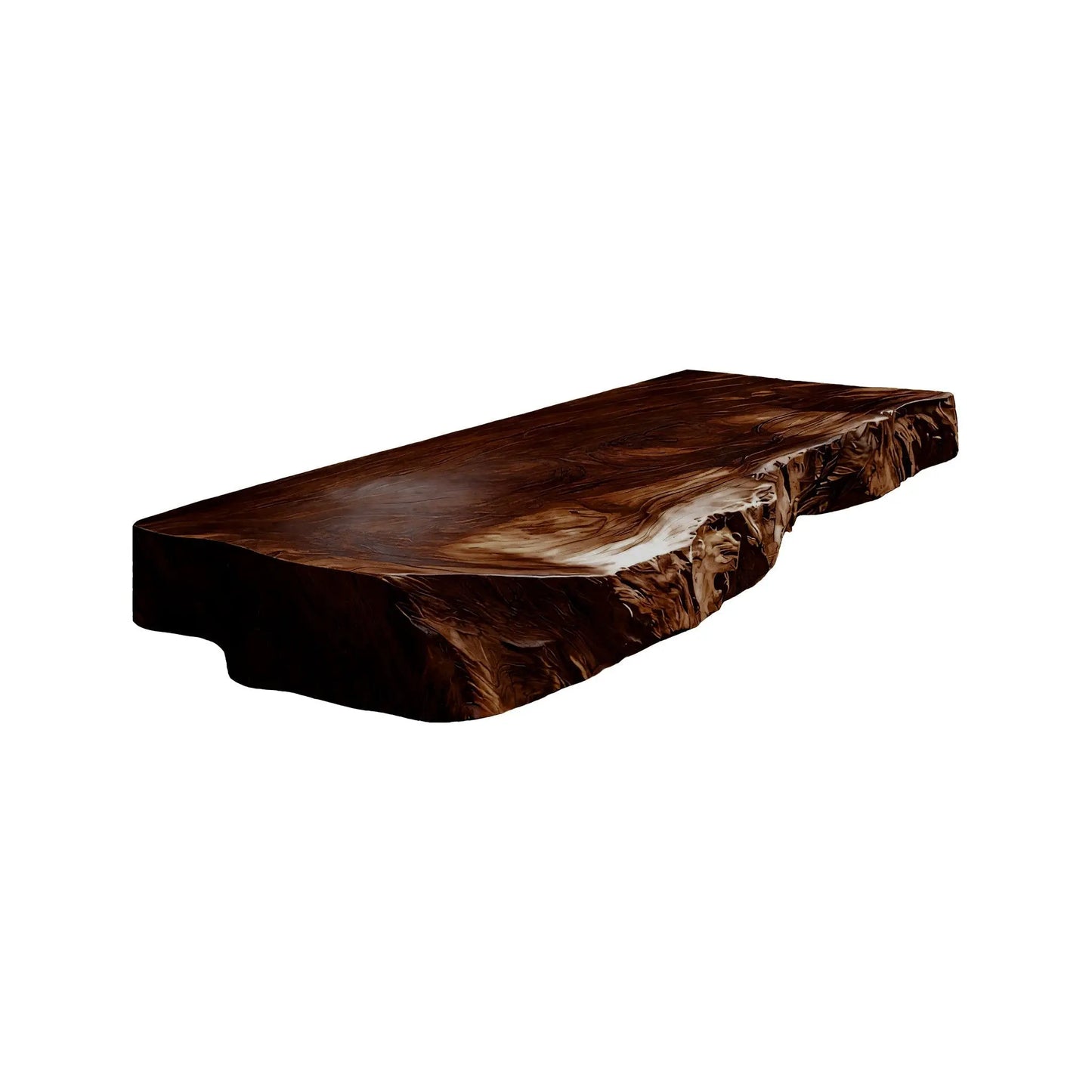 Lunara Live Edge Solid Wood Floating Bathroom Vanity Lynnsnail