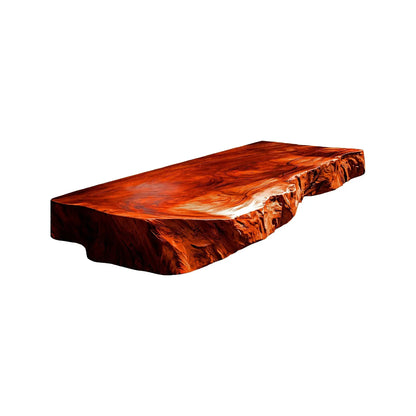 Lunara Live Edge Solid Wood Floating Bathroom Vanity Lynnsnail