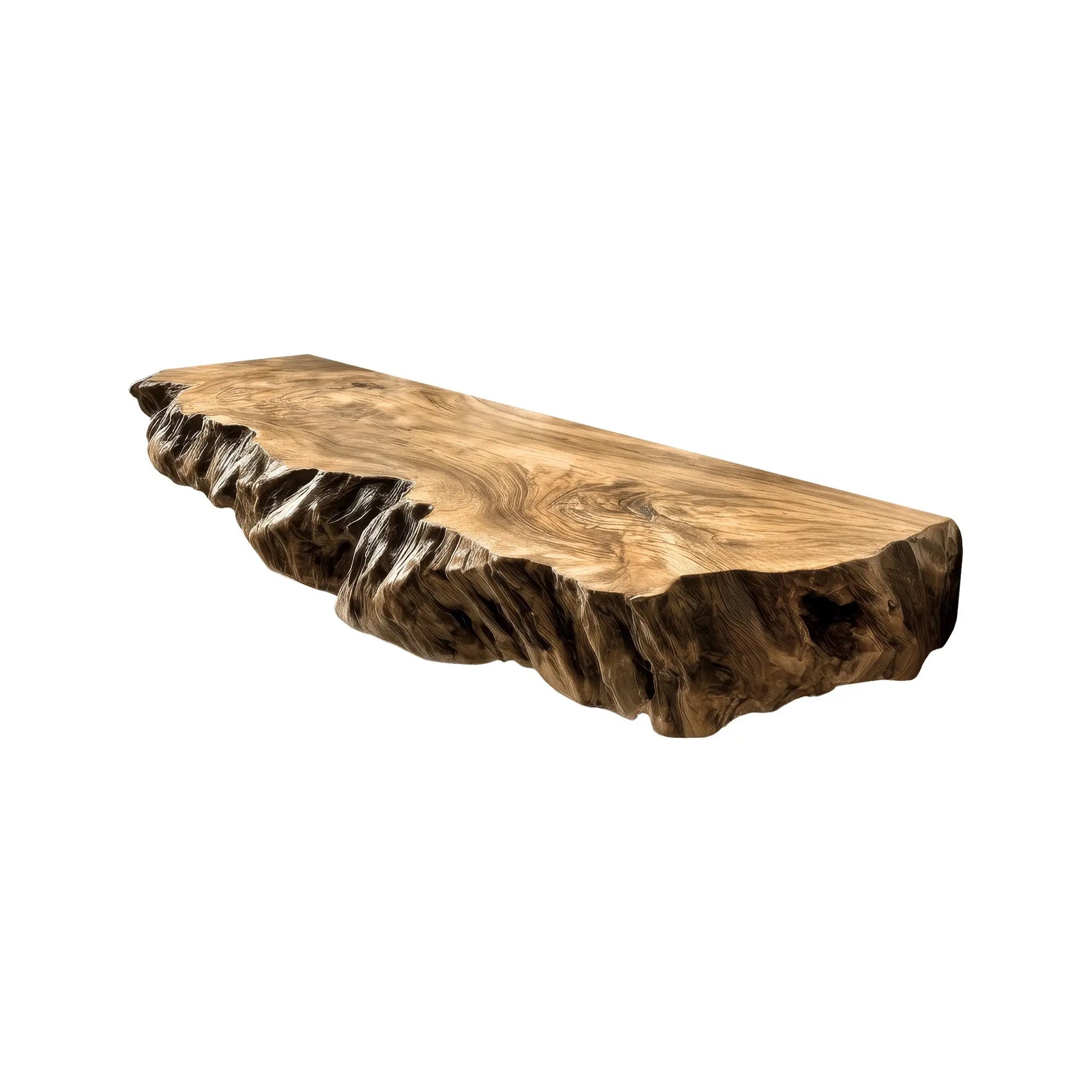 Norvian Live Edge Solid Wood Floating Bathroom Vanity SPA905613 Lynnsnail
