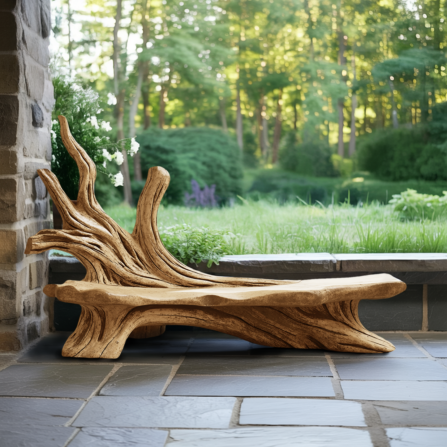 Farmhouse Branch Bench Outdoor Decor For Charming Backyards Lynnsnail