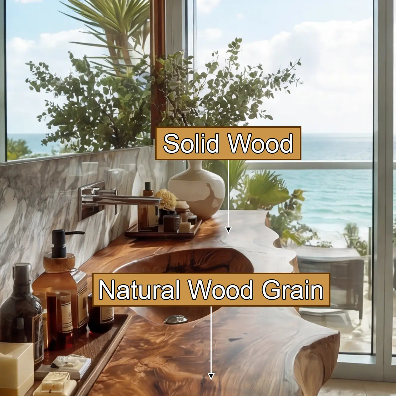 Orlith Live Edge Solid Wood Floating Bathroom Vanity with Integrated Sink SPA665452 Lynnsnail
