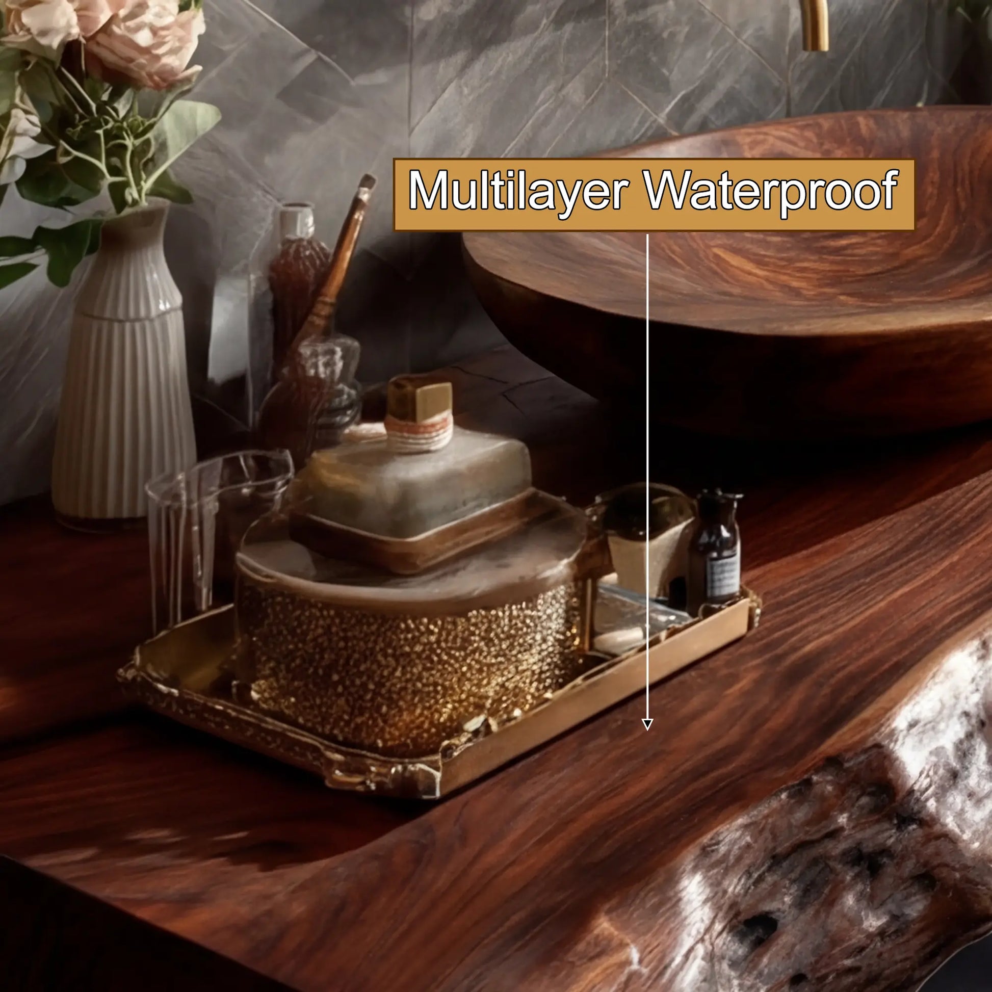 Orvyn Live Edge Solid Wood Floating Bathroom Vanity SPA524639 Lynnsnail