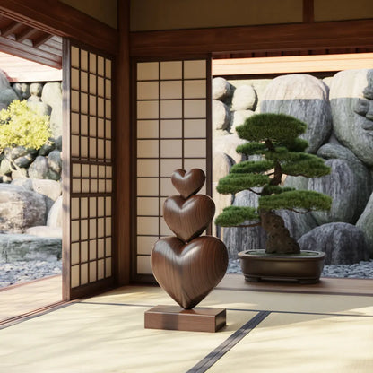 Handcrafted Wooden Sculpture For Furniture Unique Display Lynnsnail
