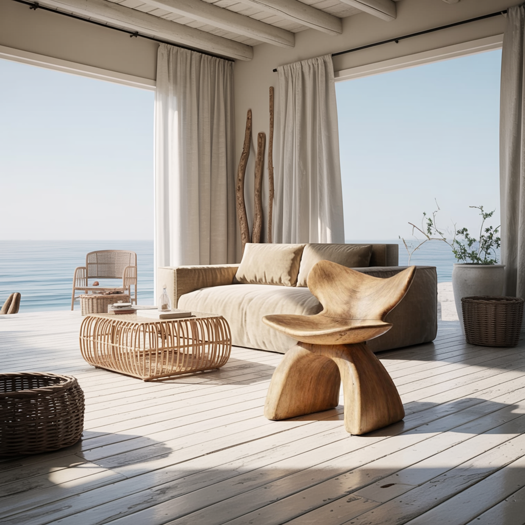 Rustic Accent Chair For A Relaxing Outdoor Space Lynnsnail