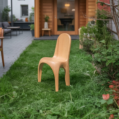 Modern Sculptural Chair With Minimalist Design For Living Room Lynnsnail