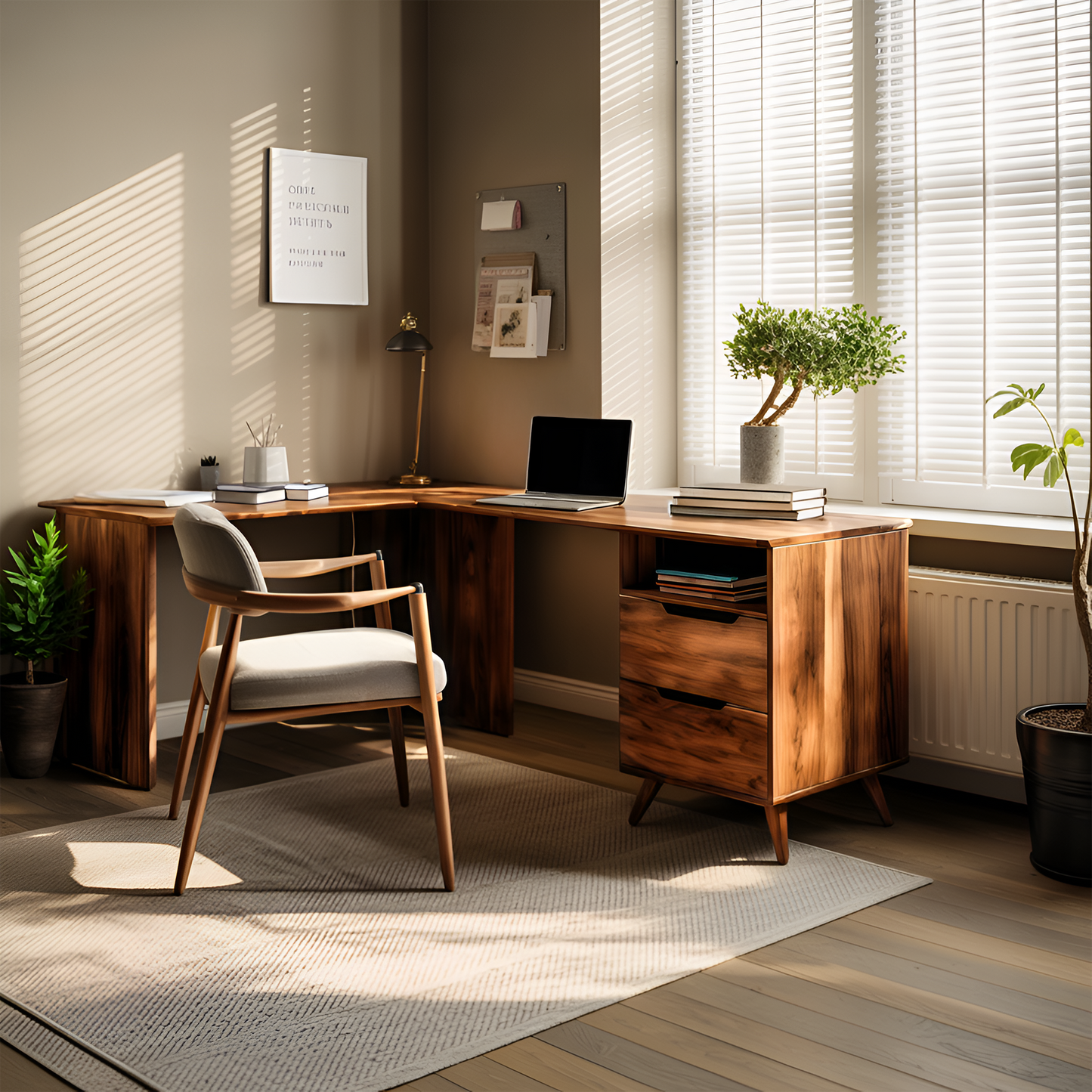 Elegant L Shaped Desk Corner For Home Office Lynnsnail