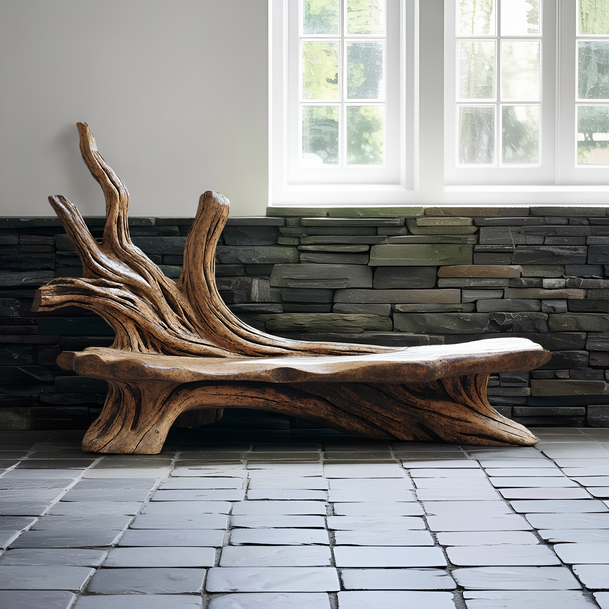 Farmhouse Branch Bench Outdoor Decor For Charming Backyards Lynnsnail