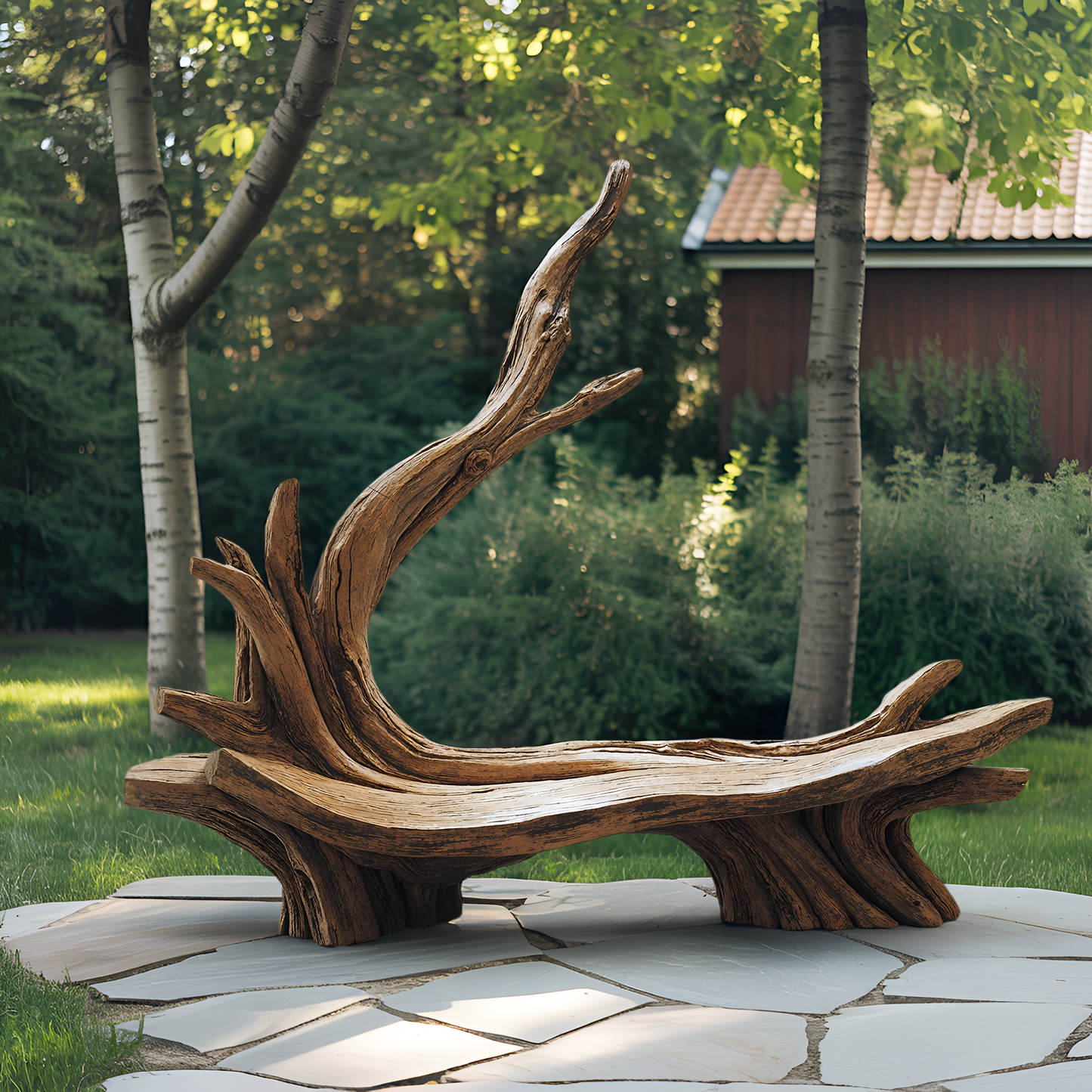 Handcrafted Live Edge Bench For Artistic Patio Designs Lynnsnail