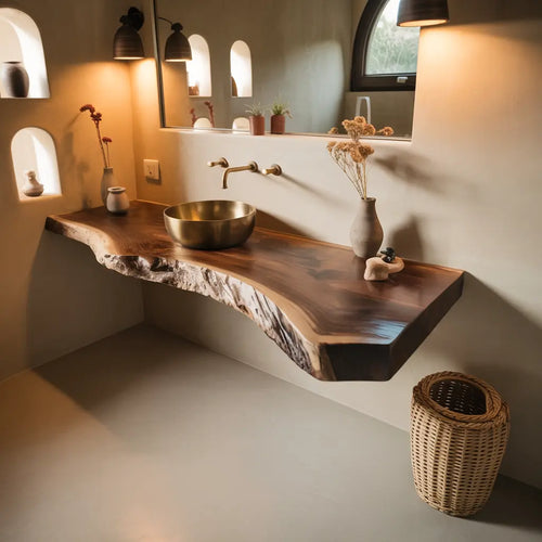 Riverbend Solid Wood Floating Bathroom Vanity Lynnsnail