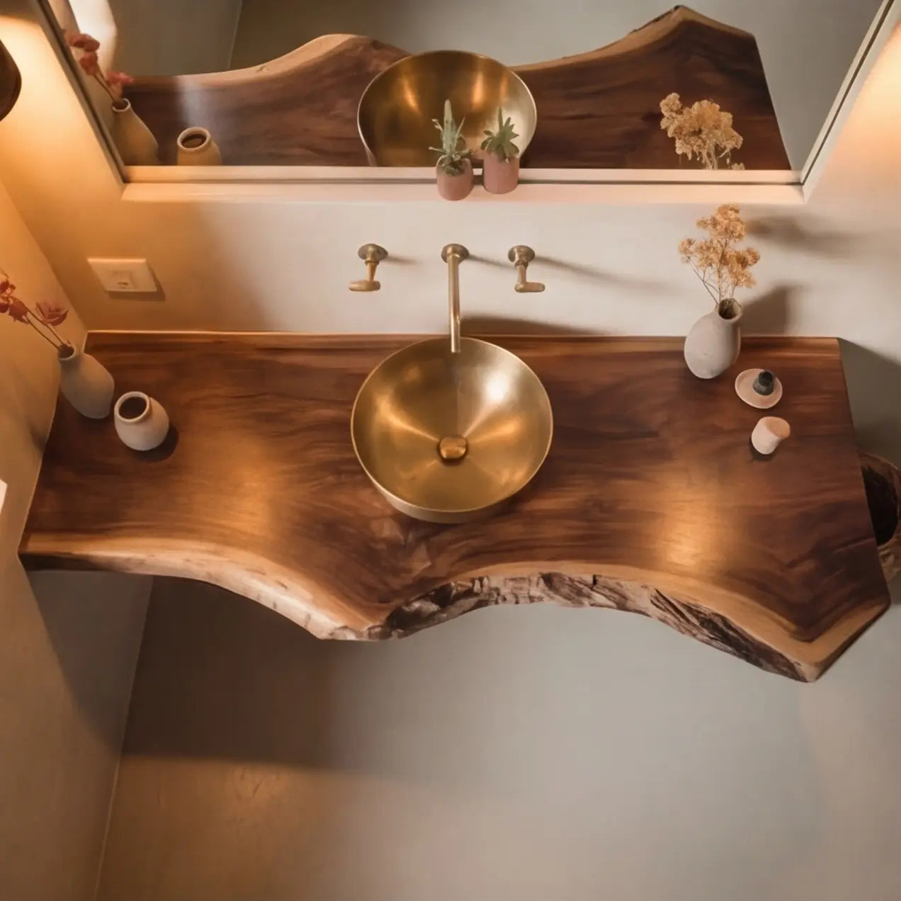 Riverbend Solid Wood Floating Bathroom Vanity Lynnsnail